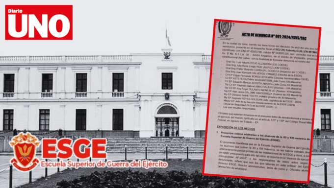 Denuncian cobros ilegales en Escuela de Guerra del Ejército