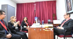 Tumbes: jefe de la ANC del Poder Judicial realizó una visita extraordinaria a los jueces de la Corte Superior de Justicia