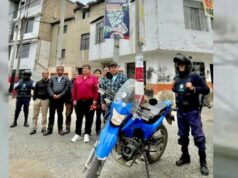 SJM: Municipalidad y vecinos organizados inauguran cámara de video vigilancia y telealarma