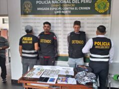 Caen dos Venezolanos dedicados al cobro de cupo a transportistas en Lima Norte