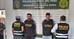 Caen dos Venezolanos dedicados al cobro de cupo a transportistas en Lima Norte