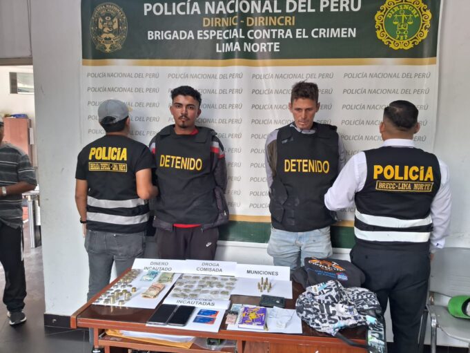 Caen dos Venezolanos dedicados al cobro de cupo a transportistas en Lima Norte