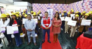 Más de 60 jóvenes chalacos de bajos recursos fueron capacitados gratuitamente en construcción