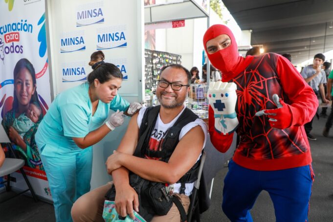 MINSA: ¡Vacunación para todos!: la Semana de Vacunación en las Américas registra un 70 % de avance a nivel nacional