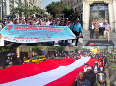 Trabajadores estatales marcharon por sus derechos