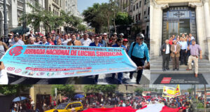 Trabajadores estatales marcharon por sus derechos