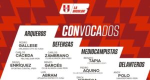 César Inga la novedad en la nómina de Ibáñez para los partidos de Perú ante Colombia y Ecuador