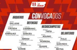 César Inga la novedad en la nómina de Ibáñez para los partidos de Perú ante Colombia y Ecuador