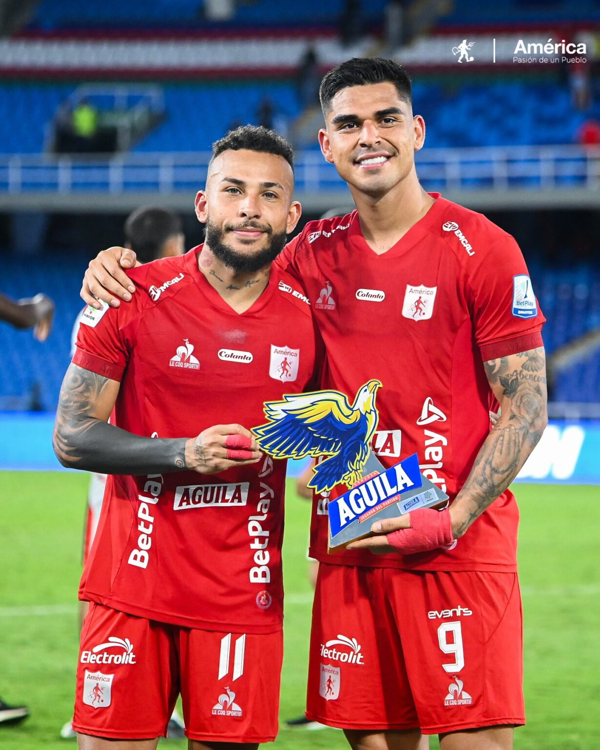 Luis Ramos anotó los dos goles con que América de Cali le ganó al DIM