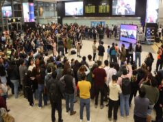 Revive el momento del apagón simbólico en el antiguo Jorge Chávez