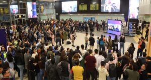 Revive el momento del apagón simbólico en el antiguo Jorge Chávez