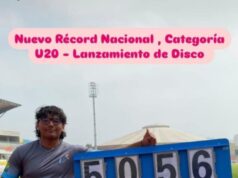 Humberto Fossa es la nueva promesa del Atletismo Peruano al lograr dos nuevos récords en Lanzamientos de Bala y Disco