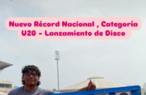 Humberto Fossa es la nueva promesa del Atletismo Peruano al lograr dos nuevos récords en Lanzamientos de Bala y Disco