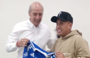 Christian Cueva fue presentado oficialmente como nuevo jugador del Emelec de Guayaquil