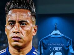 Christian Cueva es jugador de Emelec de Ecuador y dejó a Cienciano