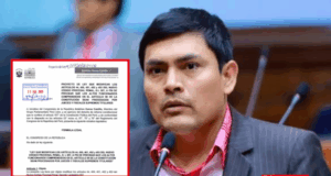 Congresista de Perú Libre, Américo Gonza, presenta proyecto para que altos funcionarios sean juzgados por magistrados titulares