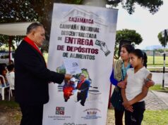 Cajamarca: Poder Judicial entrega 1,573 depósitos de alimentos en innovadora jornada