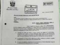 Delia Espinoza desesperada sigue violando la ley