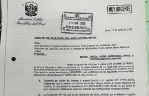 Delia Espinoza desesperada sigue violando la ley