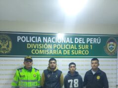 Dos presuntos ladrones conocidos como “Pinky” y “Cerebro” fueron sorprendidos robando autopartes en Surco