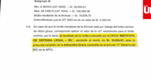 APCI multa con más de 34 mil soles a IDL por desvió de fondos millonarios que revela irregularidades