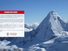 Estudiantes desaparecen en nevado Artesonraju