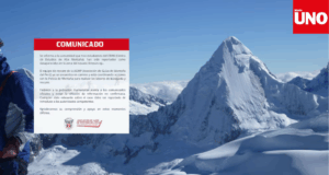 Estudiantes desaparecen en nevado Artesonraju