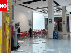 Caída del techo en Plaza Norte revela fallas estructurales
