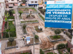 San Luis avanza con obras de mejoramiento urbano