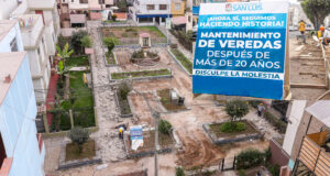 San Luis avanza con obras de mejoramiento urbano
