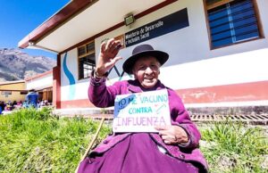 Midis intensifica vacunación contra influenza y neumococo a adultos mayores quechua hablantes en Tambos