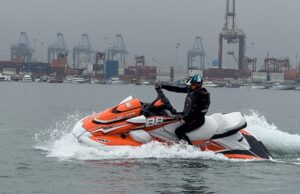 Jorge Luperdi sube al podio en la primera fecha del Nacional de Slalom 2025
