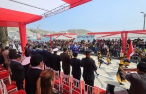 Ancón se vistió de gala para rendir homenaje a la patria con gran desfile cívico escolar a orillas del mar de Grau