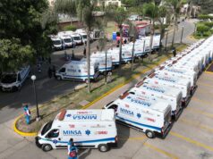 Minsa entrega 33 nuevas ambulancias para la ampliación de la flota del SAMU