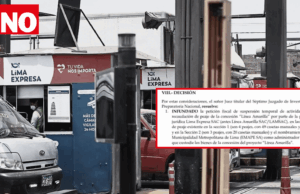 PJ rechaza suspensión de peajes en Línea Amarilla