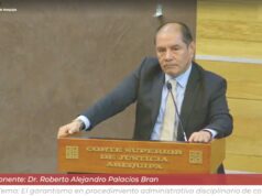 ANC-PJ destaca enfoque garantista y principista del procedimiento disciplinario en Congreso por el Bicentenario de la Corte de Arequipa