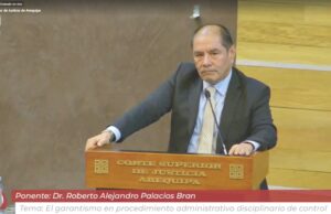 ANC-PJ destaca enfoque garantista y principista del procedimiento disciplinario en Congreso por el Bicentenario de la Corte de Arequipa