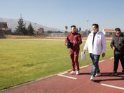 Presidente del IPD anuncia construcción de nueva pista atlética con ocho carriles en el estadio Huancayo