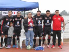 Equipo Perú Comunidad candidato a ganar el título del Campeonato de Fútbol 11 de la Liga Diplomática de Lima