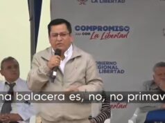 Ciudadano increpa a ministro César Vásquez por inseguridad en Trujillo: «Es ciudad de la eterna balacera, no primavera»