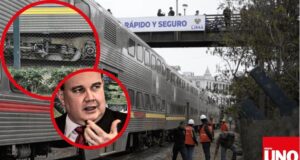 Se descarriló el tren de López Aliaga durante su presentación