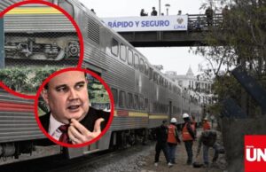 Se descarriló el tren de López Aliaga durante su presentación