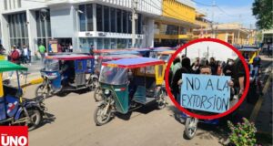 Mototaxistas protestan en SJL por ola de extorsión y exigen seguridad