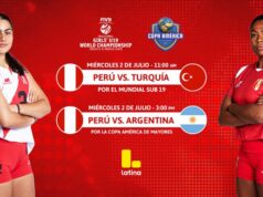 ¡Miércoles de doble emoción! Latina transmitirá el mundial Sub-19 y la Copa América de mayores de vóley