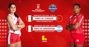 ¡Miércoles de doble emoción! Latina transmitirá el mundial Sub-19 y la Copa América de mayores de vóley