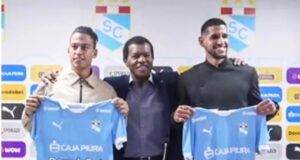 Cristian Benavente y Luis Abram fueron presentados como nuevos refuerzos de Cristal