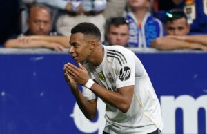 Real Madrid goleó al Real Oviedo 3-0 de visita y es uno de los líderes de la Liga de España