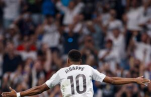 Real Madrid le ganó a Osasuna en el inicio de la Liga de España con gol de penal de Mbappé