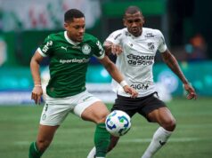 Palmeiras (rival de Universitario) derrotó al Ceará 2-1 y está tercero en el Brasileirao