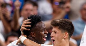 Real Madrid se afianzó en la punta de la Liga de España al vencer a Real Mallorca 2-1